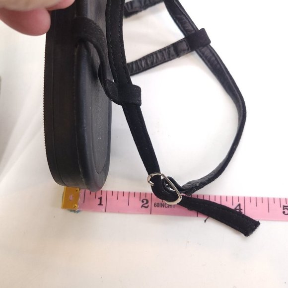 Lane Bryant Womens Embellished T‎ Strap Sandals Buckle Ankle Strap Black 10W - Picture 8 of 10